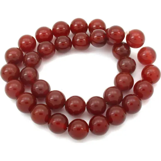 Carnelian Round Beads Jewelry Beading 12mm 1 Strand {1}