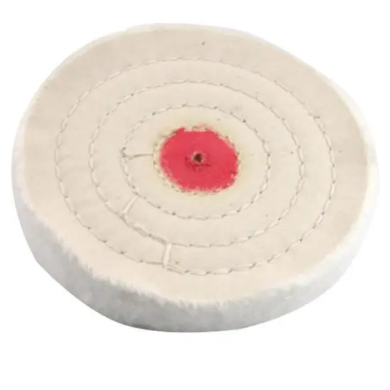 Finex Muslin Polishing Buff w/Shellac Center 35 Ply 3" {1}