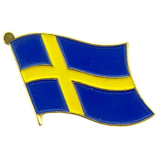 Sweden Flag Pin 1" {1}