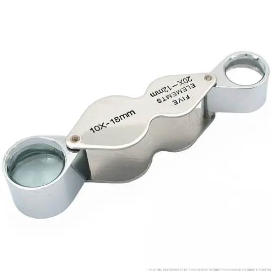 SE - Loupe - Dual, Chrome Plated, 10x/18mm, 20x/12mm - MJ368212 {1}