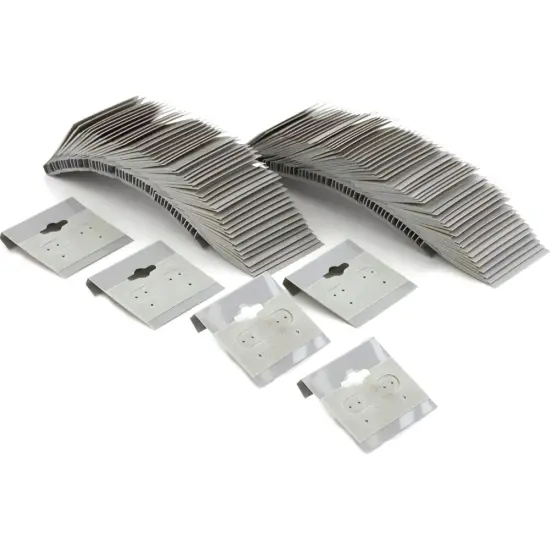 Hanging Earring Cards Gray 1 1/2" 500Pcs {2}