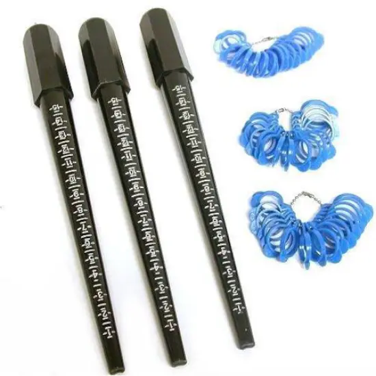 3 Ring Sizing Mandrels & 3 Ring Finger Sizers {1}