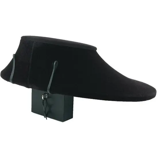 3Pc Black Velvet Jewelry Display Bust Chain Necklace 8" {4}