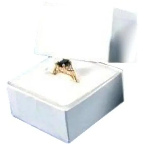 20 Ring Boxes White Gift Jewelry Displays Showcases {2}