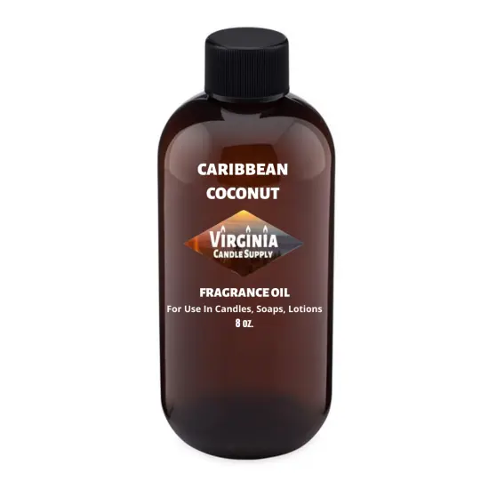 Caribbean Coconut Fragrance Oil (Our Version of the Brand Name) (8 oz Bottle) for Candle Making, Soap Making, Tart Making, Room Sprays, Lotions, Car Fresheners, Slime, Bath Bombs, Warmers&hellip; {1}