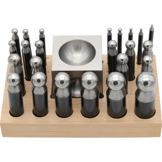 Doming Punches and Block Set of 25 {4}