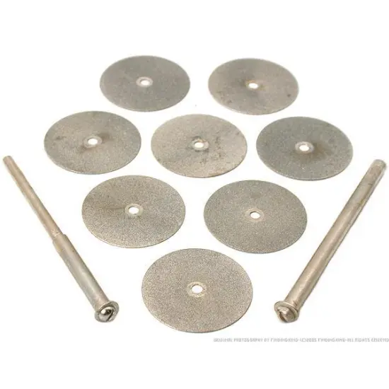8pc Diamond-Cut Off Wheel Set Lapidary Tool {1}