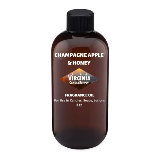 Champagne Apple & Honey Fragrance Oil (Our Version of the Brand Name) (8 oz Bottle) for Candle Making, Soap Making, Tart Making, Room Sprays, Lotions, Car Fresheners, Slime, Bath Bombs, Warmers&hellip; {1}