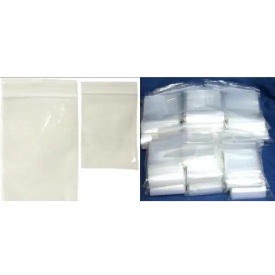 2000 Poly Resealable Reclosable Bags 4"x6" & 3x4" {1}