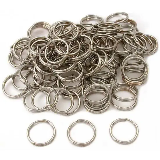 Split Rings Nickel Plated 20mm 100Pcs {1}