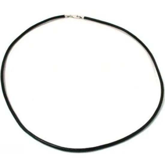 Leather Cord Necklaces 16" 3Pc Set {4}