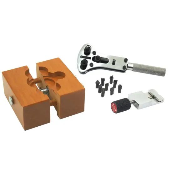 Watch Case Opener Wrench & Watch Band Pin Remover Tools {1}