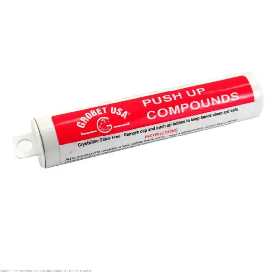 3" Cotton Buffing Wheel & Mandrel & Red Rouge Push-Up Polishing Compound {3}