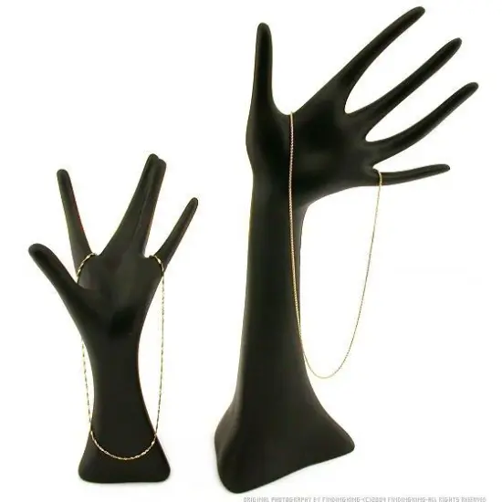 2 Black Jewelry Hand Displays {1}