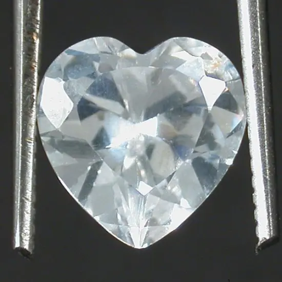 White Heart Cubic Zirconia 8mm {3}