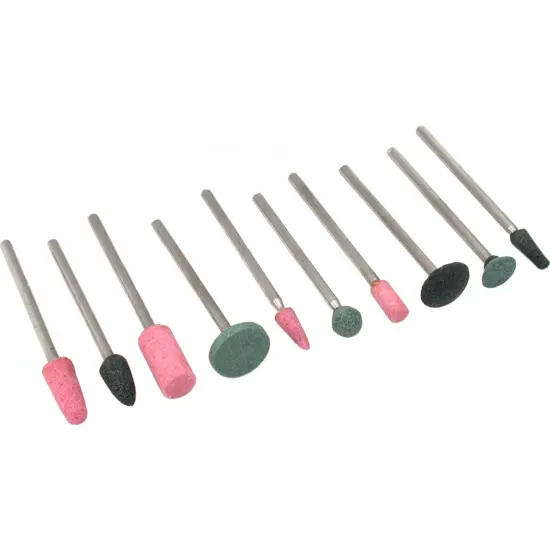 100 Pc Mounted Grinding Stones Lapidary {2}