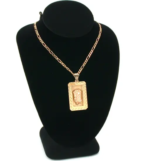 Black Velvet Necklace Bust Jewelry Display Small 6 1/4" {1}