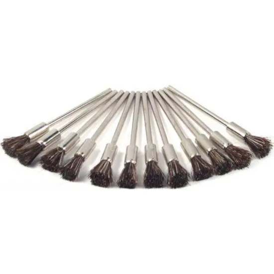 Polishing End BrushesJewelers Polish Tool 3/8" 12Pcs {1}