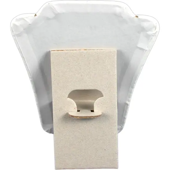 6 White Leather Chain Necklace Easel Jewelry Displays {3}