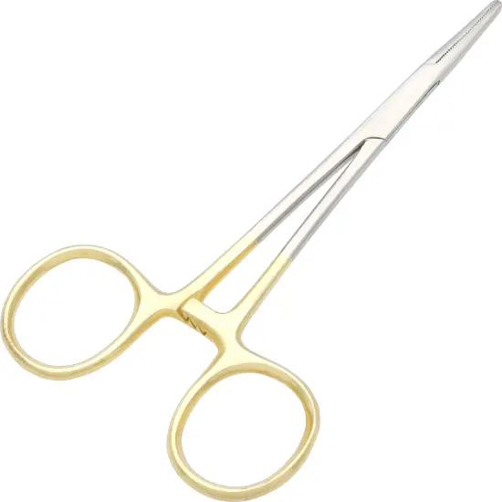 Straight Forceps Fly Fishing Locking Hemostat Tool 5" {6}