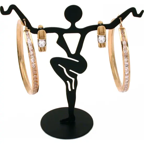 Glass Top Jewelry Earring Display Case Velvet Insert {3}