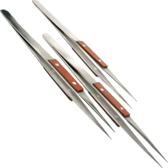 Jeweler Tweezers Watch Battery Repair Beading Wire Tool {1}