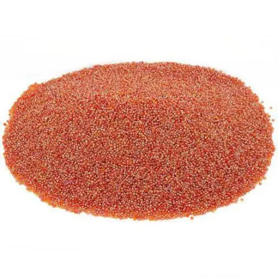 Orange Yellow Glass Seed Beads Sz 11/0 Approx 1 Kilo {1}