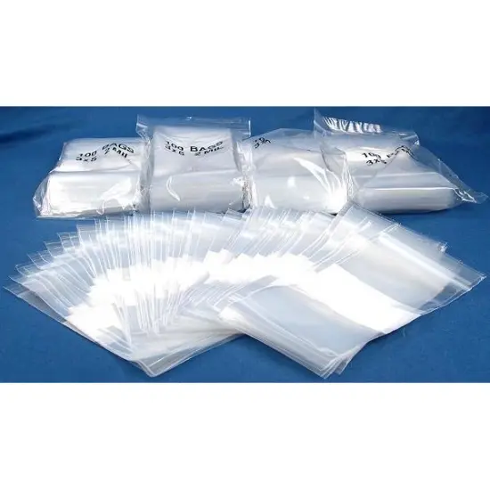 500 Zipper Block Bags Plastic Shipping Baggies 3"x 5" {1}