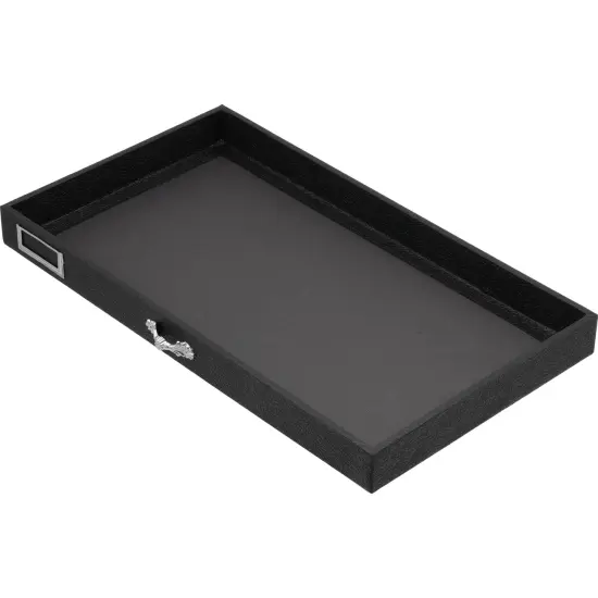 5 Drawer Jewelry Organizer W/ 7 Gray Flocked Insert Trays Kit 8 Pcs {6}