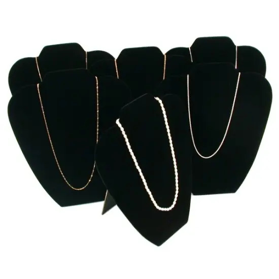 Chain Easel Display Black Velvet 8 5/8" 6Pcs {1}
