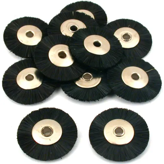 Stiff Hair Wheel Brush Jewelers Polishing Jewelry Repair Tool 12Pcs {1}