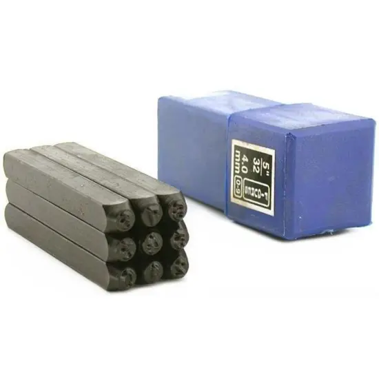 9 Number Punch Jewelers Metalsmith Stamp Bench Tool 4mm {1}