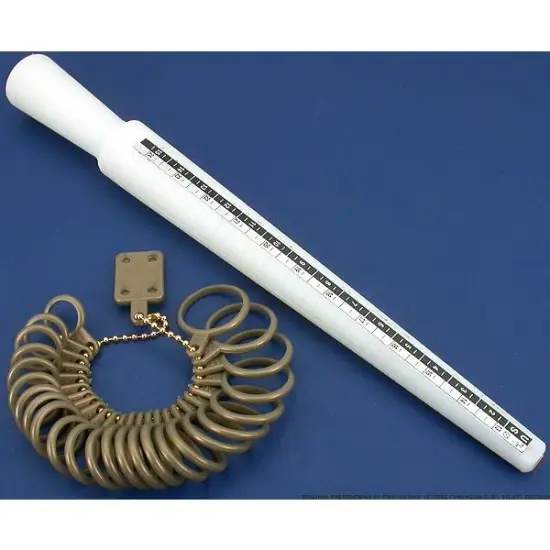 Ring Sizer Stick Measure US Euro Size Finger Gauge 1-13 {1}