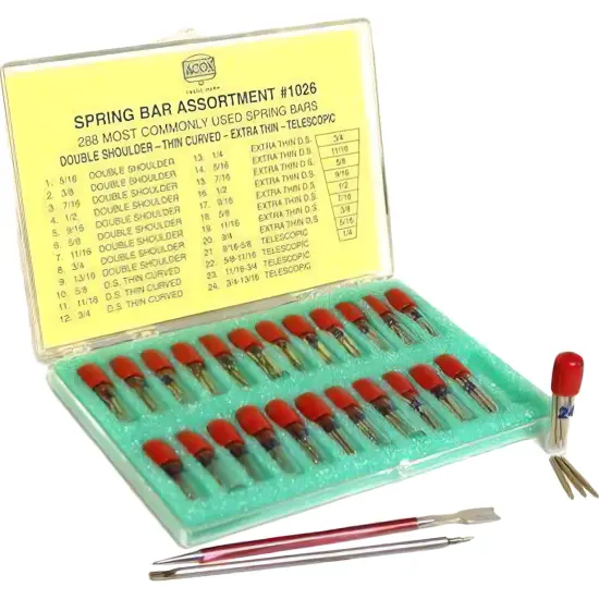 288 Spring Bars Set & 2 Watch Pin Link Remover Tools {1}