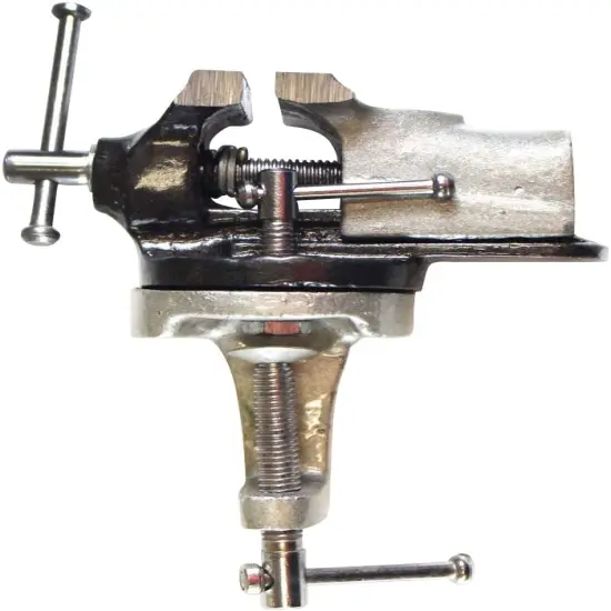 2-Inch Heavy Duty Steel Table Top Swivel Vise {1}