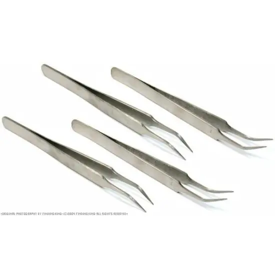 4 Pocketwatch Antimagnetic Tweezers #F Tool Anti Acid {1}
