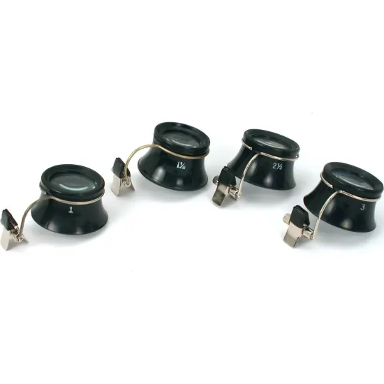 3x 10x 12x 15x Jeweler Watchmaker Eye Loupes Magnifiers {1}