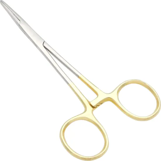 Straight Forceps Fly Fishing Locking Hemostat Tool 5" {4}