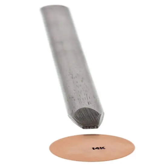 Karat Specialty Stamp, Straight, 1 Millimeter, 14k | PUN-114.01 {1}