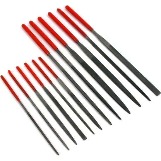12 Pc Set Needle File Assorted Shaped {1}