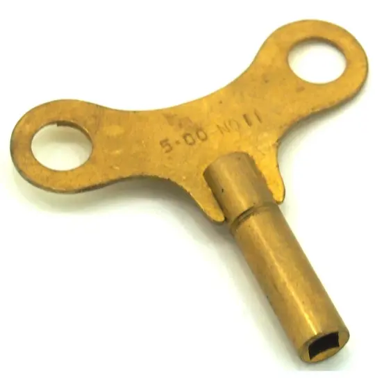 Clock Crank Chime Keys Clockmakers Tools Sz 11 5.0mm {2}