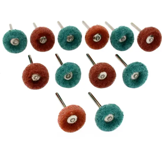 Satin Finish Buffs for Polishing JewelryJewelers Repair Tools 12Pcs {1}