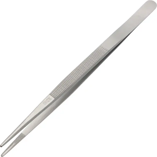 PEER Vigor Diamond Tweezer Extra Large Round Points Inside Groove {3}
