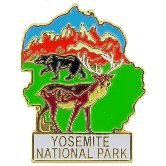 Yosemite National Park Map Pin 1" {1}
