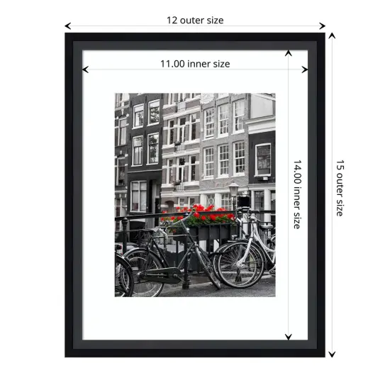 Lucie Wood Picture Frame Lucie Black {1}