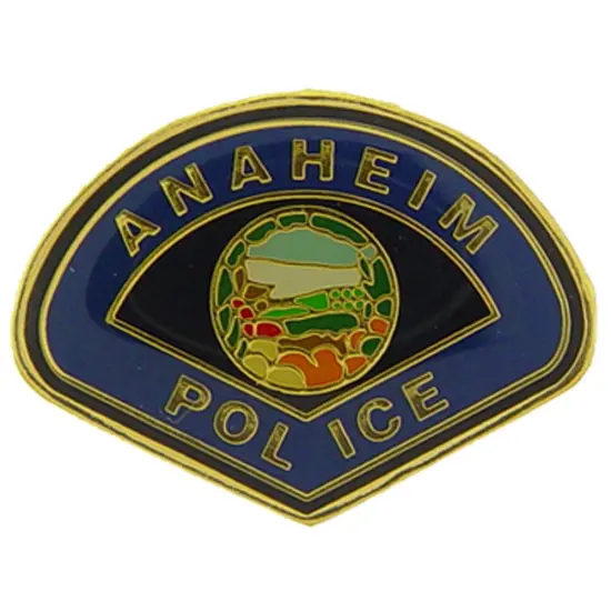 Anaheim Police Hat Lapel Pin 1" {1}