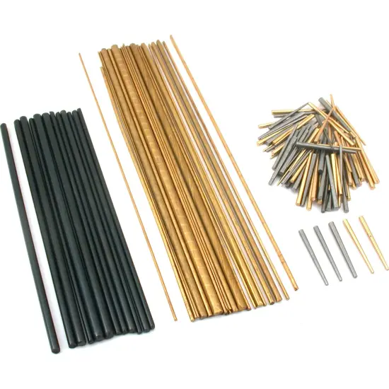 135 Clock Taper Pins Wire Pivots Bushing Repair Parts {1}