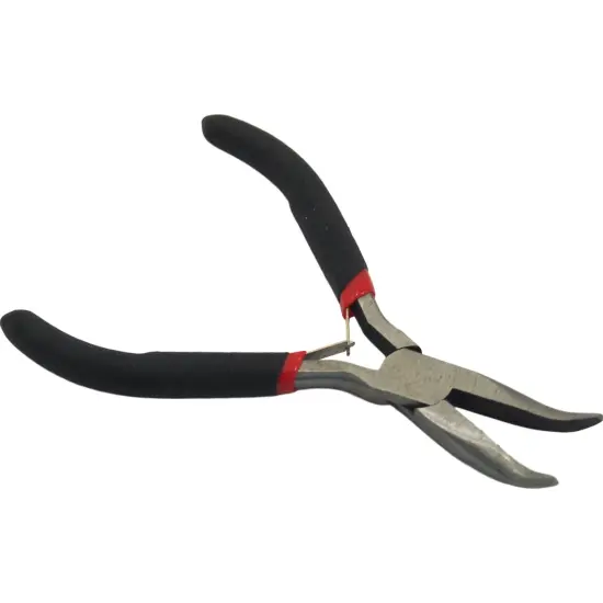 4.5" Mini Bent Nose Pliers for Beading {1}