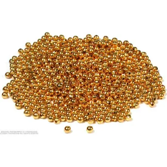 700 Round Beads Gold Plated Beading Ball Stringing 3mm {1}