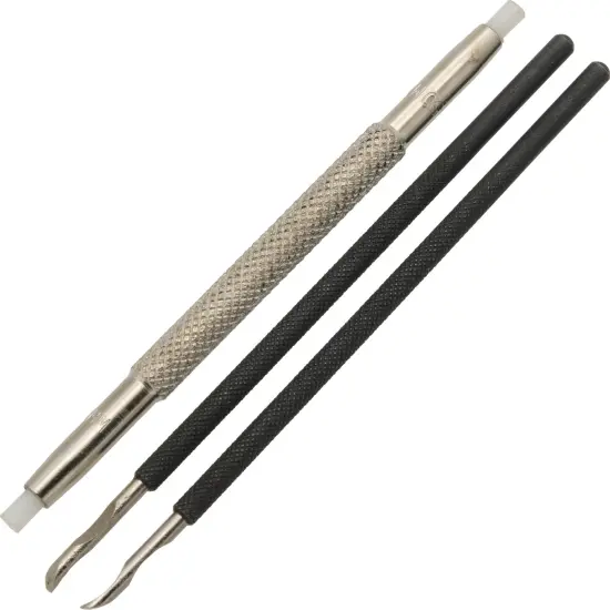 3Pc Hands Remover Presser w/ Nylon Tips Watch Tool Set {1}